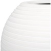 image:imageSAFAVIEH Outdoor  Mora Beige Finconstone Cement Round Planter Pot with Drainage Hole Fully Assembled PAT1534BWhite