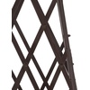 image:imageSAFAVIEH Outdoor Patio Furniture Collection  Caledonia Antique White Iron Trellis Planter Tall WeatherResistant Garden Box PAT5048ARustic Brown