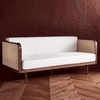 image:imageSafavieh Couture Helena French MidCentury Natural and Beige Rattan DaybedWalnutNatural