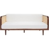 image:imageSafavieh Couture Helena French MidCentury Natural and Beige Rattan DaybedWalnutNatural