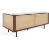 image:imageSafavieh Couture Helena French MidCentury Natural and Beige Rattan DaybedWalnutNatural