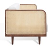 image:imageSafavieh Couture Helena French MidCentury Natural and Beige Rattan DaybedWalnutNatural