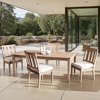 image:imageSafavieh Couture Patio Dominica Natural Wooden Outdoor Dining Table