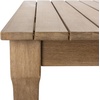 image:imageSafavieh Couture Patio Dominica Natural Wooden Outdoor Dining Table