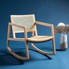 image:imageSafavieh Couture Perth Black and Natural Rattan Rocking ChairNatural