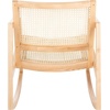 image:imageSafavieh Couture Perth Black and Natural Rattan Rocking ChairNatural