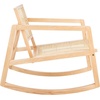 image:imageSafavieh Couture Perth Black and Natural Rattan Rocking ChairNatural