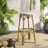 image:imageSafavieh Home Collection Kipnuk GreyampWhite Indoor Outdoor BarstoolGrey  White