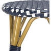 image:imageSafavieh PAT4018A Collection Kelsey Navy and White IndoorOutdoor Bar StoolNavy  White