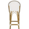 image:imageSafavieh PAT4019A Collection Gresley Navy and White IndoorOutdoor Stacking French Bistro Counter StoolWhite