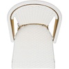 image:imageSafavieh PAT4019A Collection Gresley Navy and White IndoorOutdoor Stacking French Bistro Counter StoolWhite