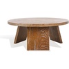 image:imageSAFAVIEH Couture Collection Julianna MidCentury Modern Rustic Oak Round Coffee TableRustic Oak