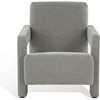 image:imageSAFAVIEH Couture Collection Taylor Modern Navy Velvet Upholstered Accent Chair Fully AssembledGrey