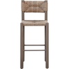 image:imageSAFAVIEH Couture Outdoor Patio Furniture Collection  Romona Tropical Bar Stool Set of 2 Brown Woven Rattan Design 30Inch Fully Assembled CPT4001BBrown