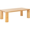 image:imageSAFAVIEH Home Collection Aldous Natural Brown Rectangle Coffee Table Ideal for Living Room Office BedroomNatural
