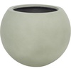 image:imageSAFAVIEH Outdoor  Kenslia Large Sphere Planter Pot  Sage Ficonstone Concrete  Decorative Outdoor Flower Pot for Patio Porch amp Garden 196 W x 196 D x 157 H PAT1519ESage