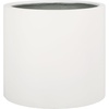image:imageSAFAVIEH Outdoor Collection Alia Modern White Concrete Ficonstone Round Planter PotWhite