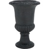 image:imageSAFAVIEH Outdoor Collection Paul Traditional Brown Planter Fully AssembledBlack