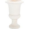image:imageSAFAVIEH Outdoor Collection Paul Traditional Brown Planter Fully AssembledOff White