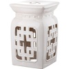 image:imageSafavieh Beijing Filigree Ceramic Decorative Garden Stool OrangeCream