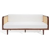 image:imageSafavieh Couture Helena French MidCentury Natural and Beige Rattan DaybedWalnutNatural