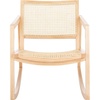 image:imageSafavieh Couture Perth Black and Natural Rattan Rocking ChairNatural