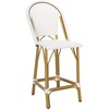 image:imageSafavieh PAT4019A Collection Gresley Navy and White IndoorOutdoor Stacking French Bistro Counter StoolWhite
