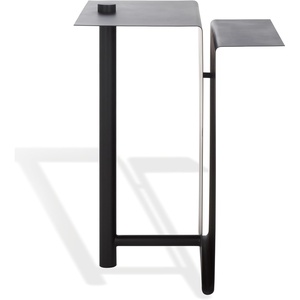 image:imageSAFAVIEH Couture Collection  Aldwyn Olive Green Metal Accent Table Modern Fully Assembled Side Table SFV6803BBlack