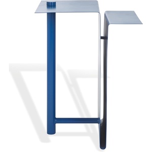 image:imageSAFAVIEH Couture Collection  Aldwyn Olive Green Metal Accent Table Modern Fully Assembled Side Table SFV6803BBlue