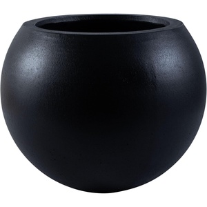 image:imageSAFAVIEH Outdoor  Kenslia Large Sphere Planter Pot  Sage Ficonstone Concrete  Decorative Outdoor Flower Pot for Patio Porch amp Garden 196 W x 196 D x 157 H PAT1519EBlack
