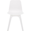 image:imageSAFAVIEH Couture Collection Damiano Retro Grey Molded Plastic Dining Chair Set of 2White