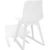 image:imageSAFAVIEH Couture Collection Damiano Retro Grey Molded Plastic Dining Chair Set of 2White