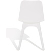 image:imageSAFAVIEH Couture Collection Damiano Retro Grey Molded Plastic Dining Chair Set of 2White