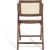 image:imageSAFAVIEH Couture Collection Desiree Tropical Coastal WalnutNatural Cane Solid Wood Folding Dining Chair Set of 2 Fully AssembledWalnutNatural