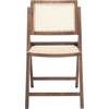 image:imageSAFAVIEH Couture Collection Desiree Tropical Coastal WalnutNatural Cane Solid Wood Folding Dining Chair Set of 2 Fully AssembledWalnutNatural