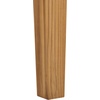 image:imageSAFAVIEH Couture Outdoor  Martinique Coffee Table  Natural  Solid Wood  Coastal Slatted Design  Ideal for Patio Deck Porch Backyard 467 W x 26 D x 185 H CPT1014Natural Teak