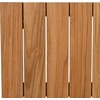 image:imageSAFAVIEH Couture Outdoor  Martinique Coffee Table  Natural  Solid Wood  Coastal Slatted Design  Ideal for Patio Deck Porch Backyard 467 W x 26 D x 185 H CPT1014Natural Teak