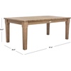 image:imageSAFAVIEH Couture Outdoor  Martinique Coffee Table  Natural  Solid Wood  Coastal Slatted Design  Ideal for Patio Deck Porch Backyard 467 W x 26 D x 185 H CPT1014Natural