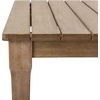 image:imageSAFAVIEH Couture Outdoor  Martinique Coffee Table  Natural  Solid Wood  Coastal Slatted Design  Ideal for Patio Deck Porch Backyard 467 W x 26 D x 185 H CPT1014Natural