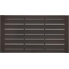 image:imageSAFAVIEH Couture Outdoor Patio Furniture Collection  Donaldo Rectangular Coffee Table Dark Grey Aluminum Frame with Slatted Top CPT4012ADark Grey
