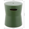image:imageSAFAVIEH Home Collection Dijera Moss Green Ceramic Decorative Garden Stool for Living Room Bedroom Garden Side Table Plant Stand Fully AssembledMoss Green