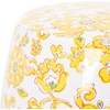 image:imageSAFAVIEH Home Collection Rainer WhiteYellow Floral Ceramic Decorative Garden Stool Fully Assembled