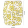 image:imageSAFAVIEH Home Collection Rainer WhiteYellow Floral Ceramic Decorative Garden Stool Fully Assembled