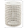 image:imageSAFAVIEH Home Collection Sayre Cream Ceramic 18inch Decorative Accent Garden Stool for Living Room Bathroom Patio Side Table Plant Stand Fully AssembledCream