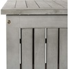 image:imageSAFAVIEH Outdoor  Abri Cushion Storage Box  Solid Wood  Coastal Resort Storage Bench Design  Ideal for Patio Deck Porch Backyard 18 W x 47 D x 19 H PAT7037AGrey