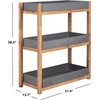 image:imageSAFAVIEH Outdoor Collection Semli Storage ShelfGrey