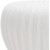 image:imageSafavieh Castle Gardens Collection Hour Glass White Ceramic Garden StoolWhite