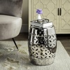 image:imageSafavieh Castle Gardens Collection Lattice Coin White Ceramic Garden StoolSilver