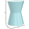 image:imageSafavieh Castle Gardens Collection Liana White Glazed Ceramic Garden StoolLight Blue