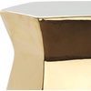 image:imageSafavieh Castle Gardens Collection Modern Hexagon White Glazed Ceramic Garden StoolGold